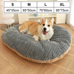 Soft Padded Dog Bed - Comfortable & Machine Washable