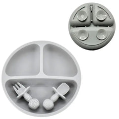 Baby Silicone Plate Set - Suction Plates for Toddlers