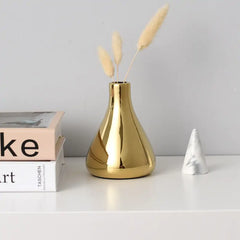 Luxury Gold Plated Vase - Premium Home Decor