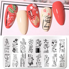 Nail Art Stamping Plates – Creative Nail Designs with Precision Stamps