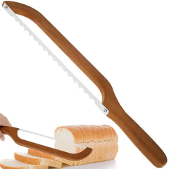 Manual Bread Cutter - Precision Handheld Slicer for Home Bakers