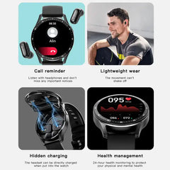 Smart Watch with Headphones - All-in-One Wearable Tech Combo