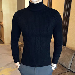 Warm Turtleneck Sweatwear for Men - Stylish Winter Fashion