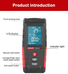 EMF Radiation Detector with Temperature Measurement