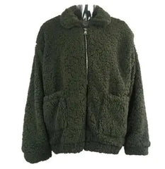 Oversized Faux Fur Jacket - Women's Teddy Sherpa Coat