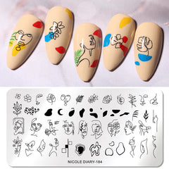 Nail Art Stamping Plates – Creative Nail Designs with Precision Stamps