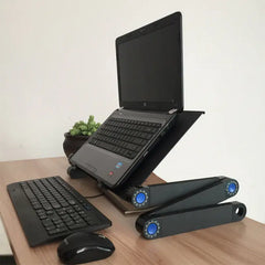 Foldable Laptop Stand: Adjustable & Portable Design