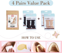 Heel Cushion Pads - Anti-Slip Shoe Inserts for Comfort