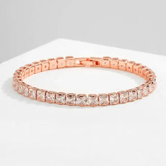 Zircon Tennis Bracelet - Elegant Gold Tennis Bracelet for Women