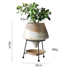 Creative Ceramic Flowerpot - Decorative Vase for Modern Homes