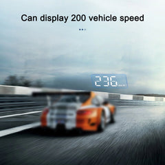 up Display, Car Universal GPS HUD, Speedometer, Black, for All Vehicles