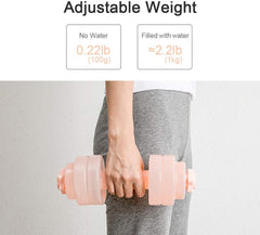 Adjustable Water Filled Dumbbells - Lightweight & Portable