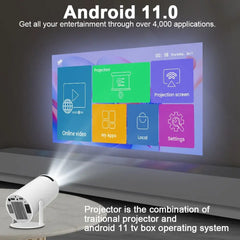 Hy300 4K Smart Android Projector - Ultimate Home Cinema