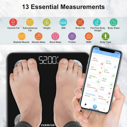 Bluetooth Digital Body Fat Scale - Smart Health Device