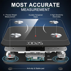 Bluetooth Digital Body Fat Scale - Smart Health Device