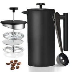 Stainless Steel French Press - Durable Coffee Maker - Perfect Brew