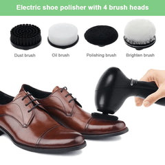 Electric Shoe Polisher - Portable & Rechargeable Cleaner