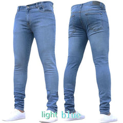 Men's Skinny Jeans - Slim Fit Denim Business Casual Pants