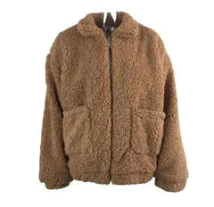 Oversized Faux Fur Jacket - Women's Teddy Sherpa Coat