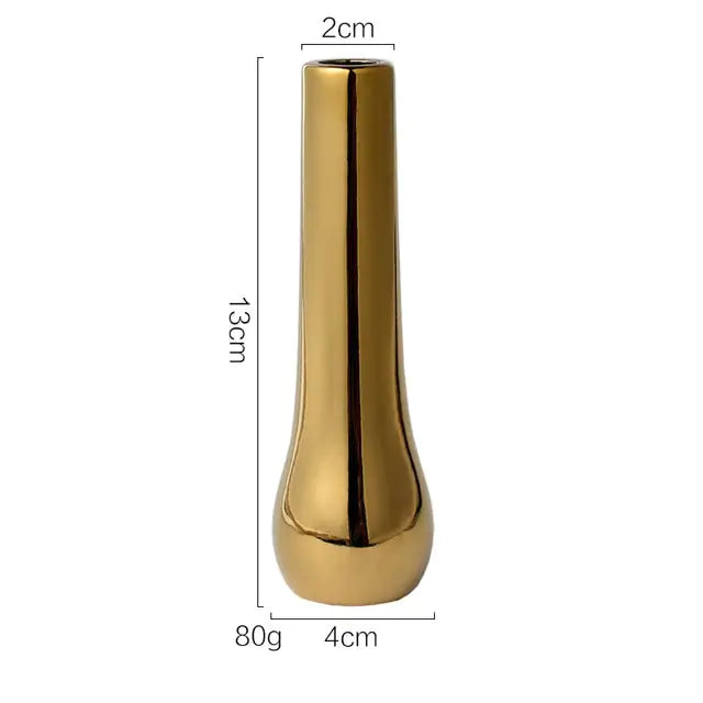 Luxury Gold Plated Vase - Premium Home Decor