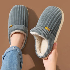 Warm Fur Slippers - Cozy Unisex Memory Foam Footwear