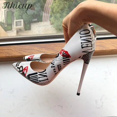 Pointy Toe High Heel Shoes - Sexy 12cm Stiletto Pumps