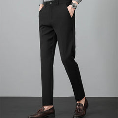 Men's Casual Pants Korean Style - Slim Fit Ankle-Length