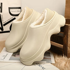 Warm Outdoor Shoes - Cozy Waterproof Fur-Lined Clogs for Women