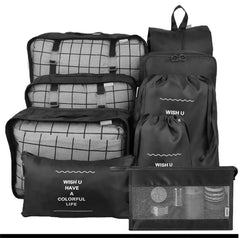 Multidimensional Travel Organizer - 8-in-1 Nylon Set