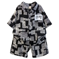 Trendy Boys Two-Piece Fashion Set - Cool & Stylish