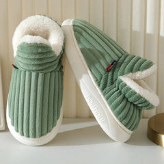 Warm Fur Slippers - Cozy Unisex Memory Foam Footwear