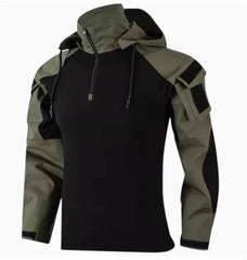 Combat Tactical Shirt - Camo & Hooded