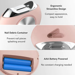 Electric Automatic Nail Clippers - Effortless & Precise Trimming