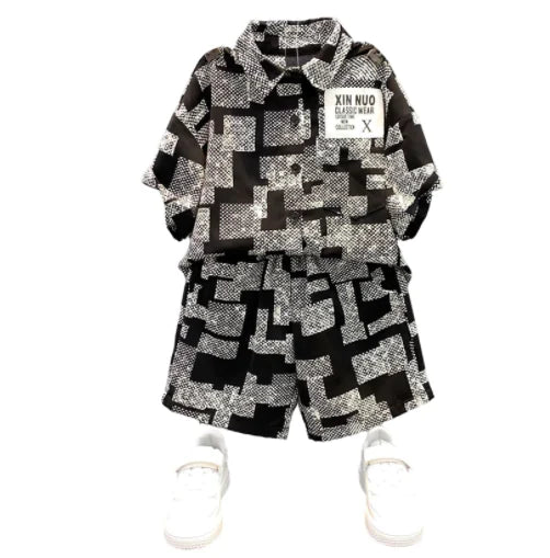 Trendy Boys Two-Piece Fashion Set - Cool & Stylish