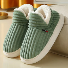 Warm Fur Slippers - Cozy Unisex Memory Foam Footwear