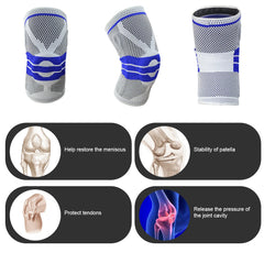 Ergonomic Knee Pads with Silicone Gel - High Support