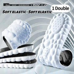 4D Latex Sport Insoles - Enhanced Running Comfort