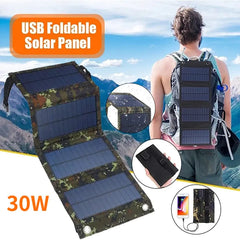 Foldable Solar Panel Charger - High-Efficiency & Portable