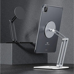 Magnetic Tablet Metal Stand Holder - Adjustable & Secure