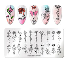 Nail Art Stamping Plates – Creative Nail Designs with Precision Stamps