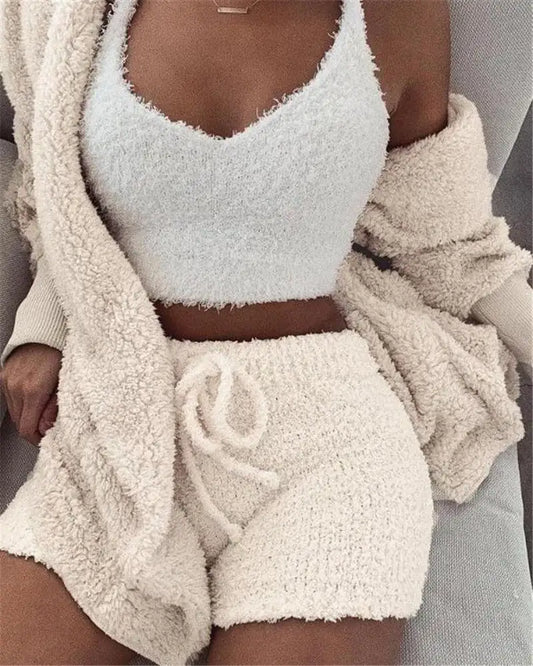 Luxury Cozy Lounge Ensemble - Velvet Set