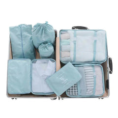 Multidimensional Travel Organizer - 8-in-1 Nylon Set