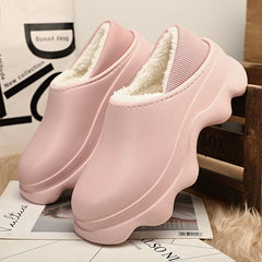 Warm Outdoor Shoes - Cozy Waterproof Fur-Lined Clogs for Women