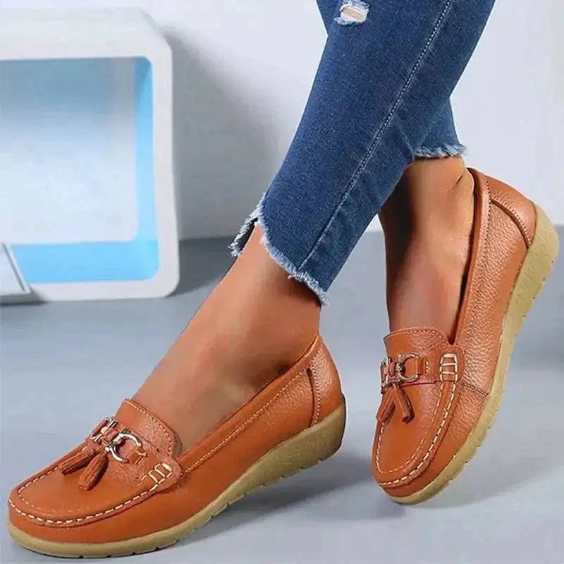 Comfy Orthopedic Loafers - Stylish and Breathable Women's Shoes