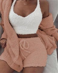 Luxury Cozy Lounge Ensemble - Velvet Set