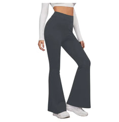 Tummy Control Flared Pants - High Waist Yoga & Workout Leggings