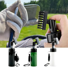 Golf Cleaning Brush with Water Spray - Essential Tool