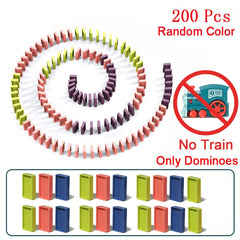 Kids Automatic Domino Train – Fun Electric Train Set for Creative Play