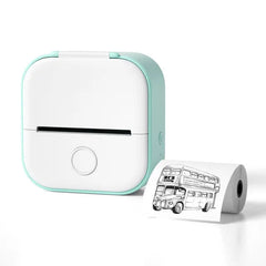 Portable Mini Thermal Label Printer - Compact & Efficient