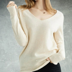 Women's Knitted Pullover Sweaters - Fashionable Mock Neck Tops